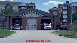 Tinley Park Fire Department Kurtz Ambulance 49 Responding [upl. by Ocicnarf]