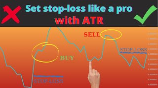 How to Set Stop Losses with ATR Indicator Like a PRO [upl. by Dyanne]