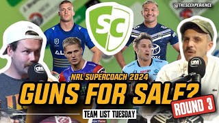 NRL SuperCoach 2024 GUNS FOR SALE ROUND 3 [upl. by Hseham]