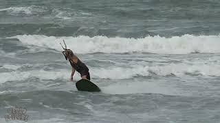 Tannum Sands Qld riding waves Wingfoiling Kiting Windsurfing [upl. by Celik515]