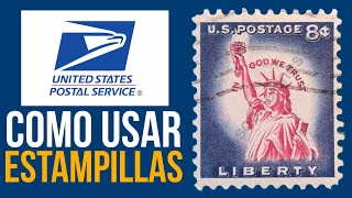 Como Se USAN Las ESTAMPILLAS De USPS Tutorial Completo En Español [upl. by Wendel]