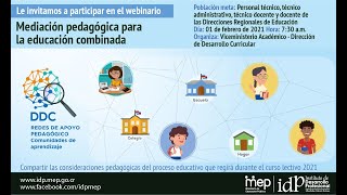 Mediación pedagógica para la educación combinada [upl. by Stulin]