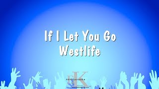 If I Let You Go  Westlife Karaoke Version [upl. by Noraa]