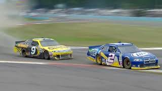 What a finish Ambrose Keselowski battle at Watkins Glen [upl. by Platus]