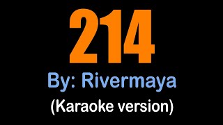 214  Rivermaya karaoke version [upl. by Hollenbeck322]