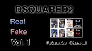 DSQUARED2  Real vs Fake  Vol1 【jeans】  How to spot fake Dsquared 【Improved video】 [upl. by Ricki653]