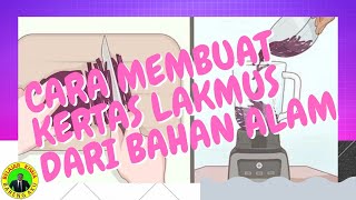 CHEMISTRY  Cara Membuat Kertas Lakmus dari Bahan Alam  INDIKATOR ASAM  BASA [upl. by Jac]