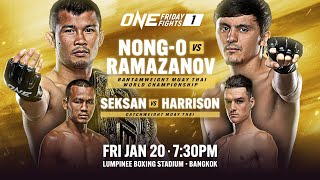 ONE Friday Fights 1 NongO vs Ramazanov [upl. by Hadley947]