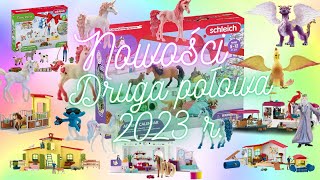 Moja opinia o nowościach Schleich na drugą połowę 2023 r 😍🙁💕🐎🐷🦄 [upl. by Nailij]