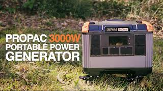 ProPac 3000W Portable Power Generator [upl. by Ydne584]