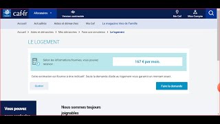 Demande daide au Logement  Voici comment faire une simulation dAPL en Ligne sur la CAF [upl. by Essa96]