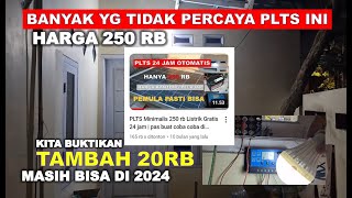 Cara buat PLTS Termurah di 2024 PLTS Offgrid low budget [upl. by Seaden]