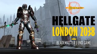 Hellgate London 2038  Blademaster Crosscutter build Solo Sydonai End Game [upl. by Ecarg]