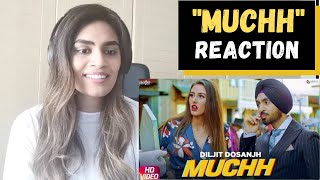 Muchh Diljit Dosanjh REACTION  The Boss Kaptaan Saga Music [upl. by Blunk]