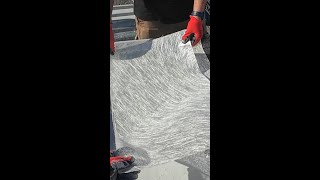 Torch down Felt BUR Roof Waterproofing Demo shorts [upl. by Akire854]