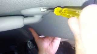 Remove Sun Visor 2012  2015 Honda Civic  by Restin Burk [upl. by Nollaf]