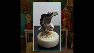 Vintage Eagle Music Box Ceramic By Otagiri [upl. by Blinni]