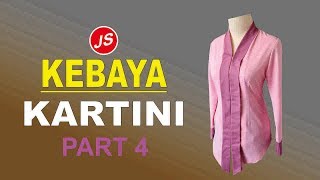 Menjahit Kelepak Kebaya Kartini  Tutorial Lengkap Kebaya Kartini Modern Part 4 [upl. by Doble]