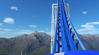 Building A Roller Coaster that Goes To Heaven in Planet Coaster [upl. by Arim427]