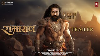 RAMAYAN Part 1  Trailer  Rocking Star Yash as Ravan  Ranbir kapoor  Alia Sai Pallavi Fan Made [upl. by Anama]