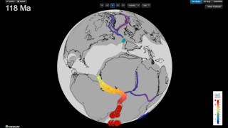 Pangeas Triassic to Cenozoic rifts from 240 Ma to present [upl. by Philomena]