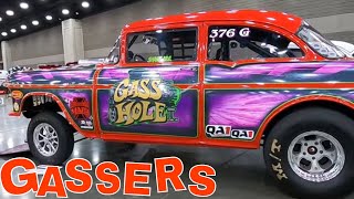 ALL the Gassers at the 2023 World of Wheels Louisville KY Bluegrass show [upl. by Nauqal]