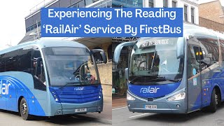 Experiencing The Reading ‘RailAir’ Coach Service By FirstBus  First Berkshire [upl. by Porcia371]