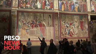 After 500 years Raphael’s tapestries return to Sistine Chapel [upl. by Notffilc]