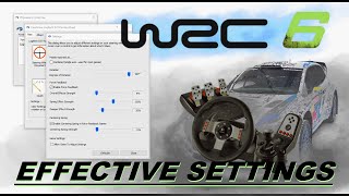 Spectacular WRC 6 settings for G27 and G25 Logitech steering wheel [upl. by Noivert724]