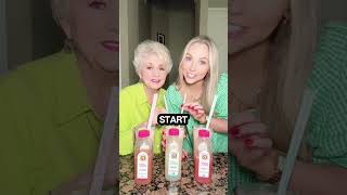 CREAMY LEMONADE taste test with MEMAMA🍋😋 makeup dorm peanutbutter haul dormlife usa drink [upl. by Dutch879]