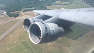 C5 Galaxy go around tf39 engines [upl. by Edgerton25]