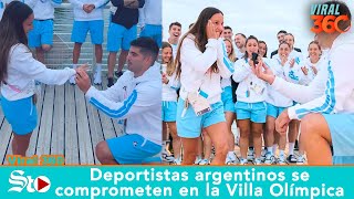 Deportistas argentinos se comprometen en la Villa Olímpica [upl. by Duval]