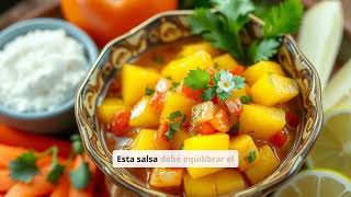 ¡La mejor salsa de mango con chipotle del mundo [upl. by Bennion]