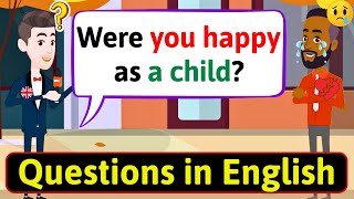 Improve English Speaking Skills Common English questions English Conversation Practice [upl. by Anuayek303]