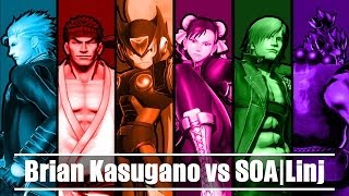 UMvC3 FT 10  Brian Kasugano vs SOALinj [upl. by Yevad354]