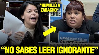 DIPUTADA DE MILEI DESTROZÓ A ZARACHO EN SU DISCURSO ANTE EL CONGRESO [upl. by Bonnibelle192]