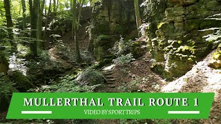 Mullerthal Trail route 1 Echternach wandelen in Luxembourg [upl. by Cristionna465]