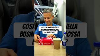 Business class Frecciarossa Trenitalia ecco cosa danno da mangiare [upl. by Trebloc]