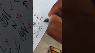 How to Write P in Calligraphy  Calligraphy alphabet StepbyStep Guide ✍️ shorts art calligraphy [upl. by Mosora863]