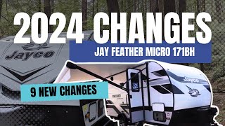 2024 Jay Feather Micro 171BH Changes [upl. by Nysila]