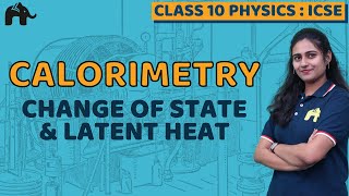 Calorimetry Class 10 ICSE Physics Selina Chapter 11 Change of State and Latent Heat [upl. by Philipp]