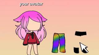 gacha life dress up game [upl. by Eilrak]