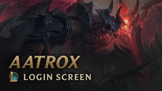 Aatrox the Darkin Blade  Login Screen  League of Legends [upl. by Anahir339]