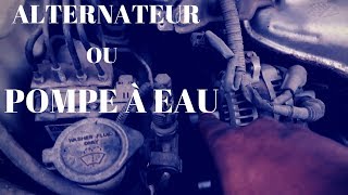 ALTERNATEUR OU POMPE À EAU [upl. by Enimasaj338]