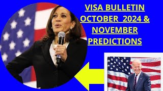 🇺🇲VISA BULLETIN OCTOBER 2024 amp NOVEMBER PREDICTIONSvisabulletin usimmigration [upl. by Bathelda138]