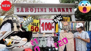 Sarojini Nagar Market🔥 latest Boys summer Collection 2024  Cheapest Market in Delhi [upl. by Aicenev]