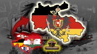 AUSTRIA Creates SUPER GERMANY  HOI4 Kaiserreich Austrian Empire Timelapse [upl. by Enogitna286]