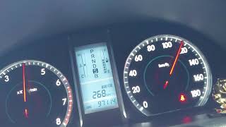 Toyota Allion 2008 Speed Test [upl. by Malarkey]