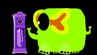 hickory dickory dock elephant in a character [upl. by Amuwkuhc]