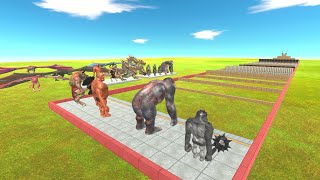 Mutant Primates vs Fantasy Power Tournament  Animal Revolt Battle Simulator [upl. by Yecak571]